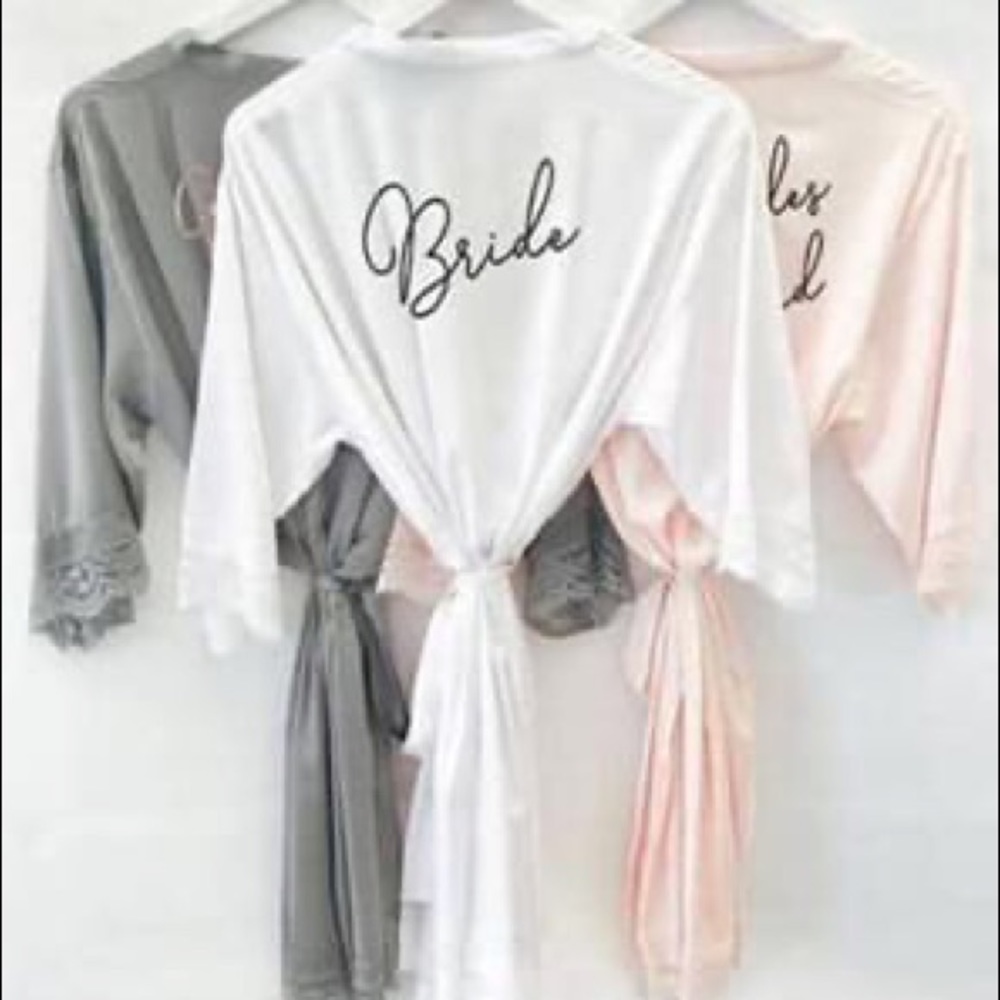 White “Bride” Robe